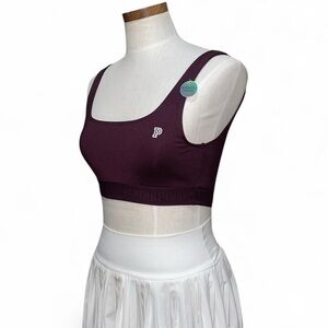 NWT Victoria’s Secret PINK Ultimate Lightly Lined Square Neck Logo Sports Bra M